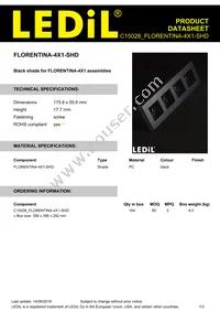 C15028_FLORENTINA-4X1-SHD Datasheet Cover