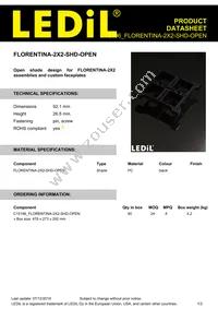C15196_FLORENTINA-2X2-SHD-OPEN Datasheet Cover