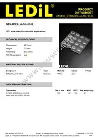 C15430_STRADELLA-16-HB-S Datasheet Cover