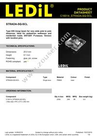 C16014_STRADA-SQ-SCL Datasheet Cover