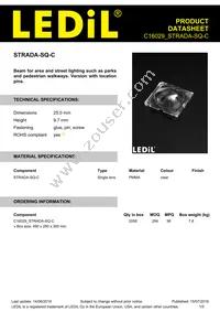 C16029_STRADA-SQ-C Datasheet Cover