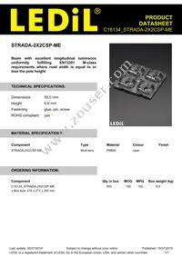 C16134_STRADA-2X2CSP-ME Datasheet Cover