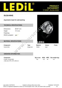C16307_OLGA-WAS Datasheet Cover