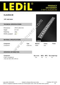 C16613_CLAUDIA-90 Datasheet Cover
