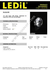 C16671_OLGA-RS Datasheet Cover