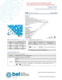 C1S 3.5 Datasheet Cover