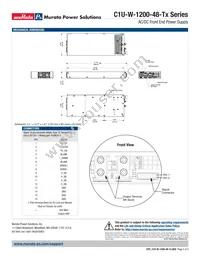 C1U-W-1200-48-TC2C Datasheet Page 5