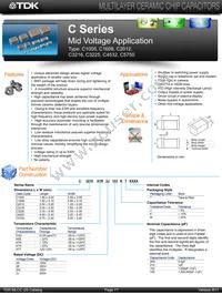 C2012C0G2E101J Datasheet Page 3