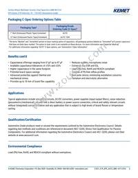 C2220C335K1R1CAUTO Datasheet Page 2