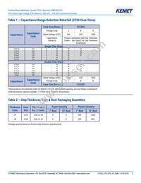 C2220C474KCR1C7186 Datasheet Page 5