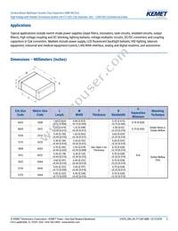 C2225X102JZGACTU Datasheet Page 3