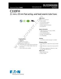 C310FH-2-R-TR2 Datasheet Cover