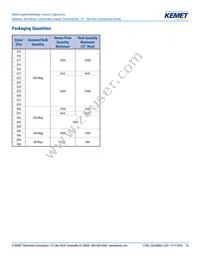 C315C153M1U5TA Datasheet Page 16