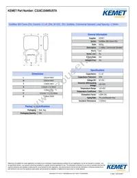 C316C104M5U5TA Datasheet Cover