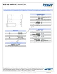 C317C101K2R5TA7301 Datasheet Cover