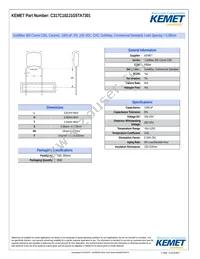 C317C102J1G5TA7301 Datasheet Cover