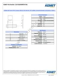 C317C822KBR5TA7301 Datasheet Cover