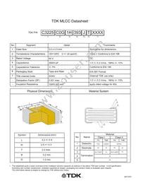 C3225C0G1H393J Datasheet Cover