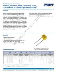 C322C105K5R5TA91707301 Datasheet Cover