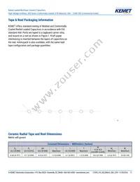 C330C124KCR5TA Datasheet Page 17