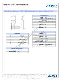 C336C105M5U5TA7301 Datasheet Cover