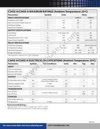 C345S Datasheet Page 2