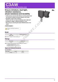 C3AW-1A-8F Datasheet Cover