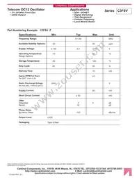 C3FSV7 Datasheet Cover