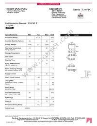 C3VFSC7 Datasheet Cover