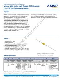 C410C103J5G5TA91707200 Datasheet Cover