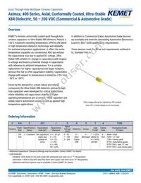 C430C473K1H5TA91707200 Datasheet Cover