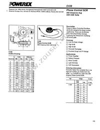 C430PC Datasheet Cover