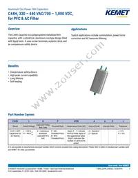 C44HFG35800ZB0J Datasheet Cover