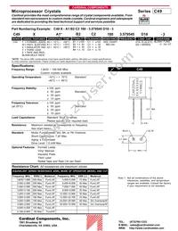 C49X-A3B1C1-40-8.0D16 Datasheet Cover