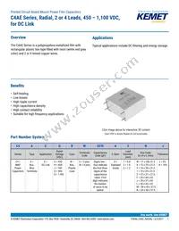 C4AEOBW5400H3NJ Datasheet Cover