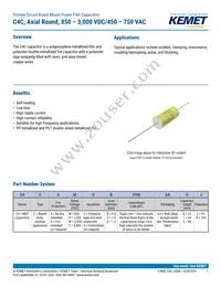 C4CAPUB3100AA0J Datasheet Cover