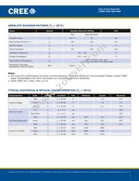 C4SMC-RGF-CV34QBB2 Datasheet Page 2