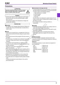 C4V-821A Datasheet Page 3