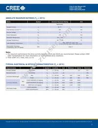C503T-RCS-CV0Y0CC2 Datasheet Page 2
