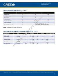 C503T-WTS-CU0W0151 Datasheet Page 2