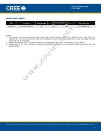 C534T-WLN-CQ0S0151 Datasheet Page 5