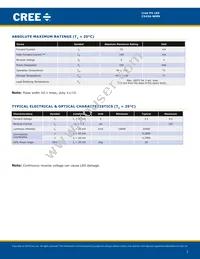 C543A-WMN-CCCKK141 Datasheet Page 2