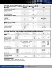 C774S Datasheet Page 2