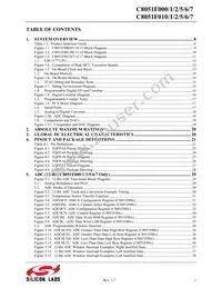C8051F017 Datasheet Page 2
