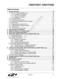 C8051F330D Datasheet Page 3