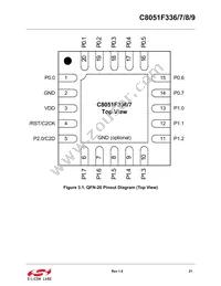 C8051F339-GM Datasheet Page 21