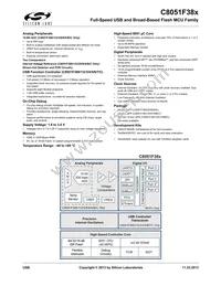 C8051F389-GQR Datasheet Cover