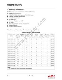 C8051F391-A-GMR Datasheet Page 20