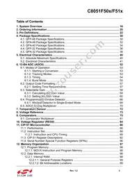 C8051F510-IM Datasheet Page 3