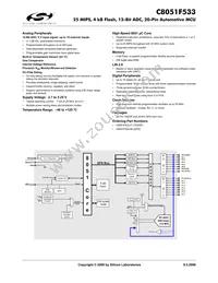C8051F533-IT Datasheet Cover